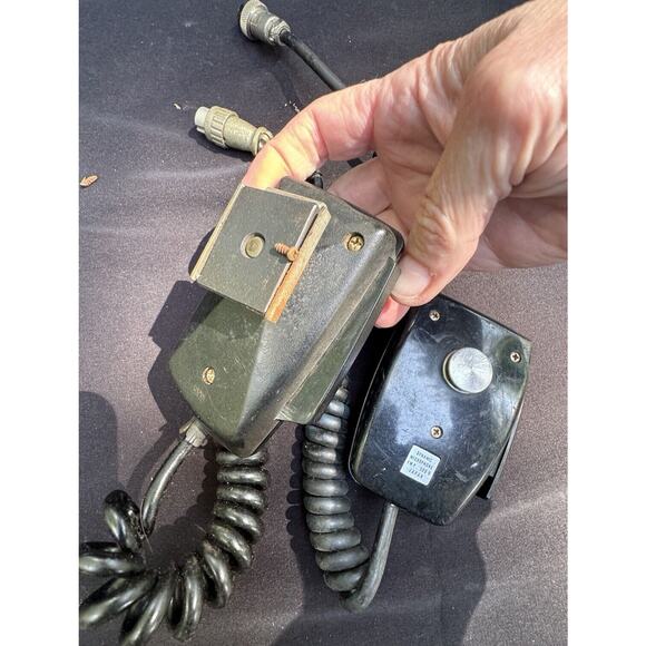 2 Vintage RCA & Tram CB Push Button Microphones Untested Used - Picture 5 of 10